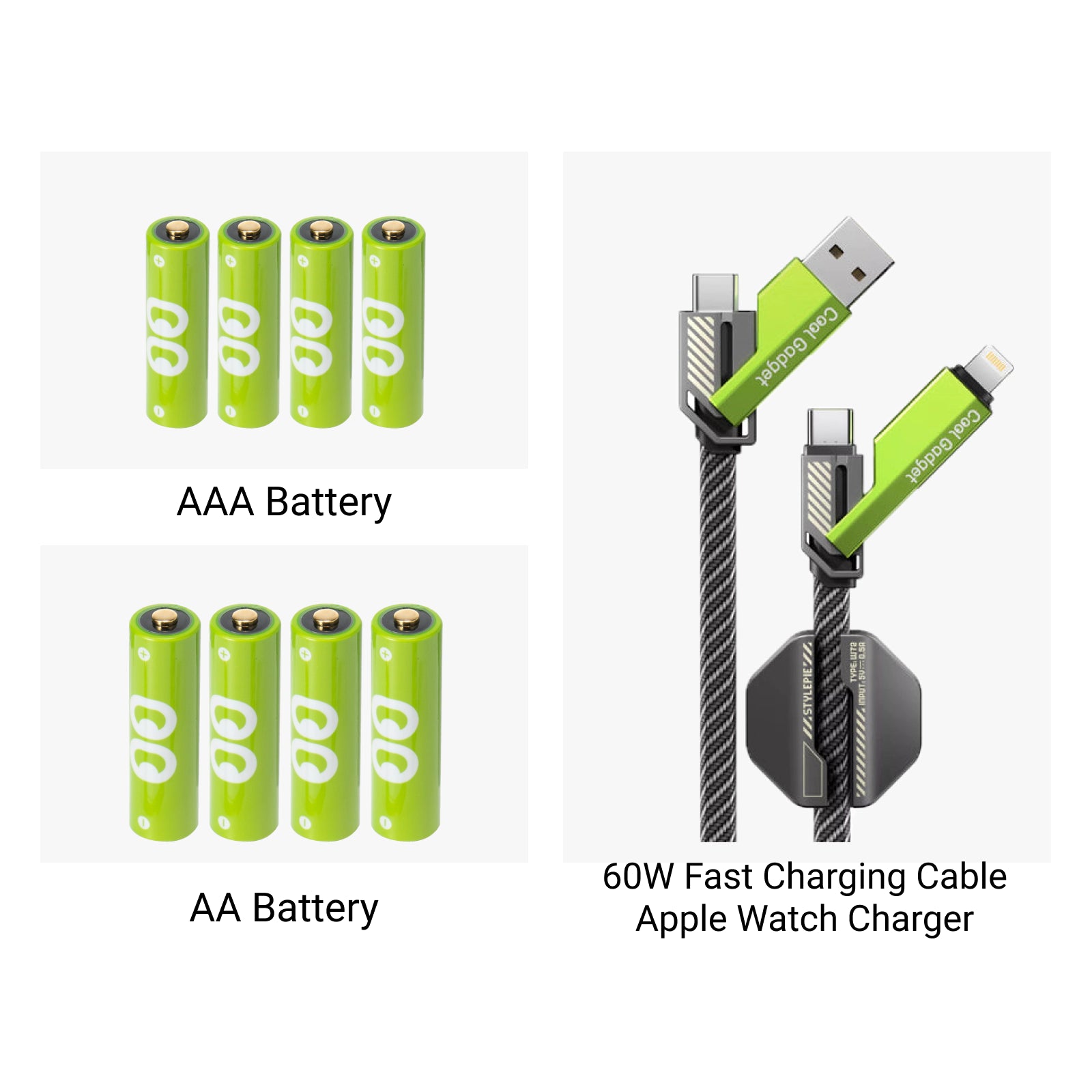 AA/AAA Type-C Rechargeable Li-ion Battery