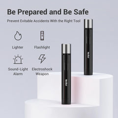 LED-Rechargeable-Mini-Multifunction-Flashlight-With-Electric-Lighter