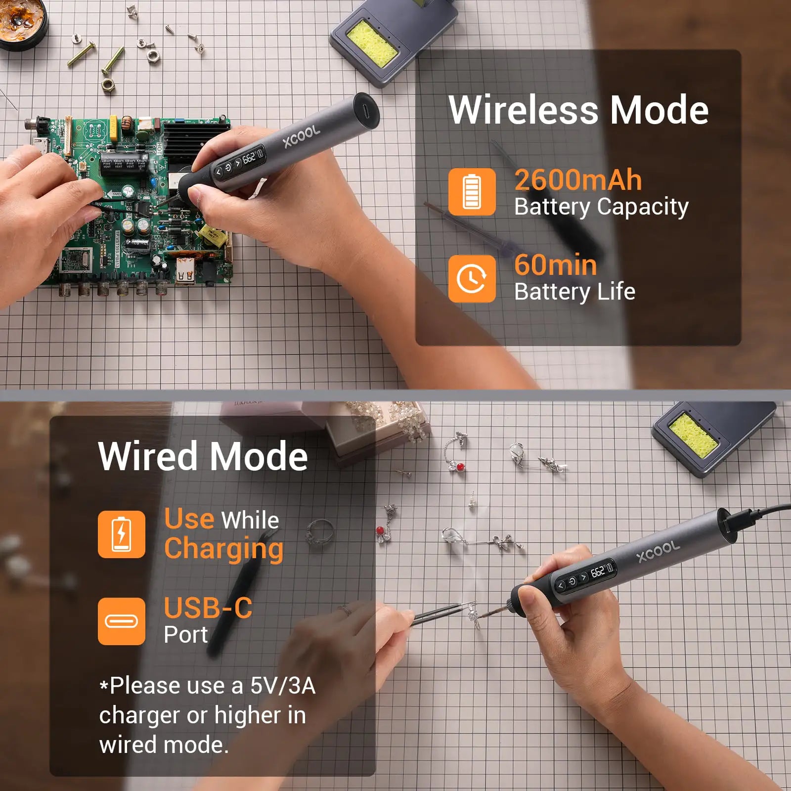 xCool-SolderAce-Cordless-Soldering-Iron-Kit