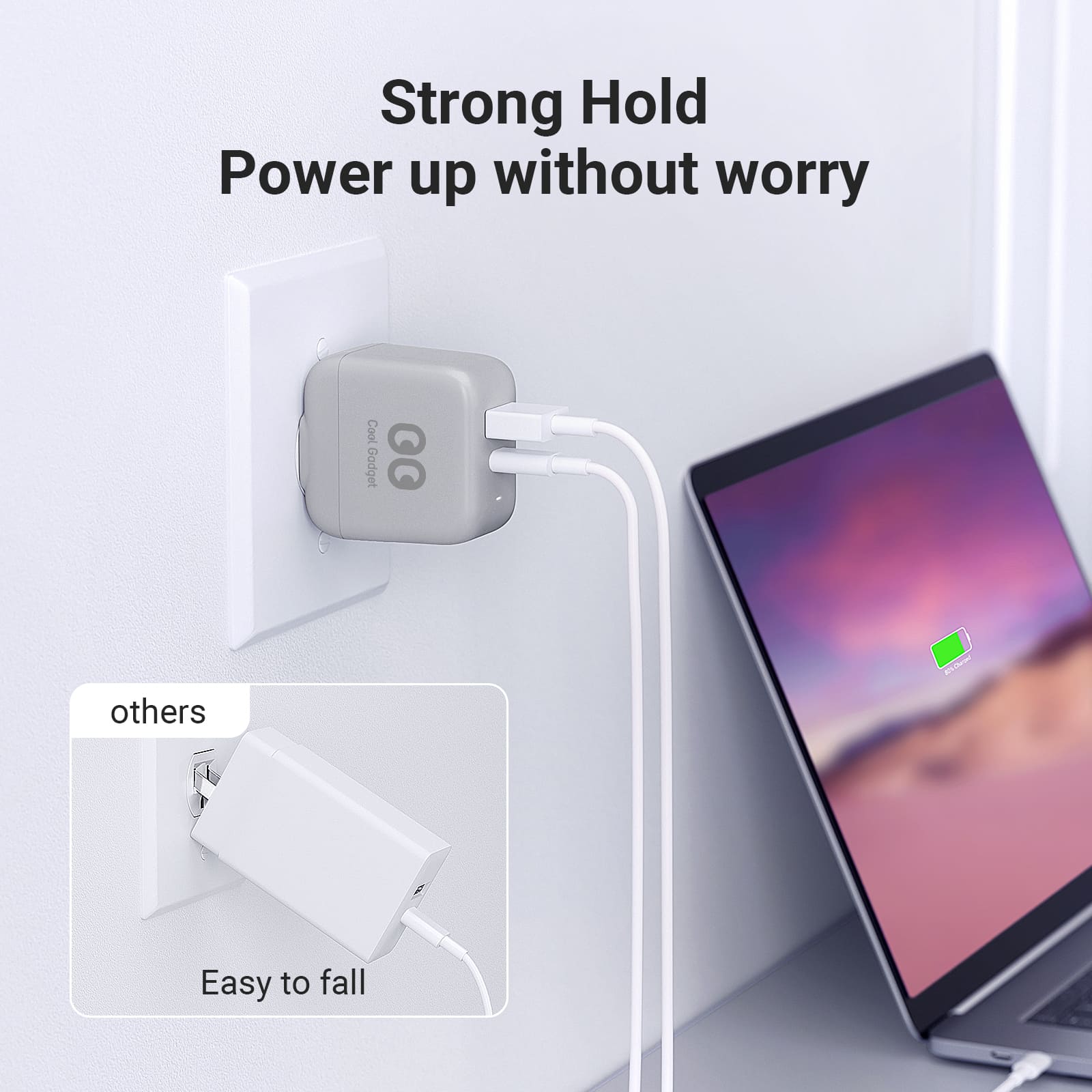 67W USB-C Power Adapter Dual Port