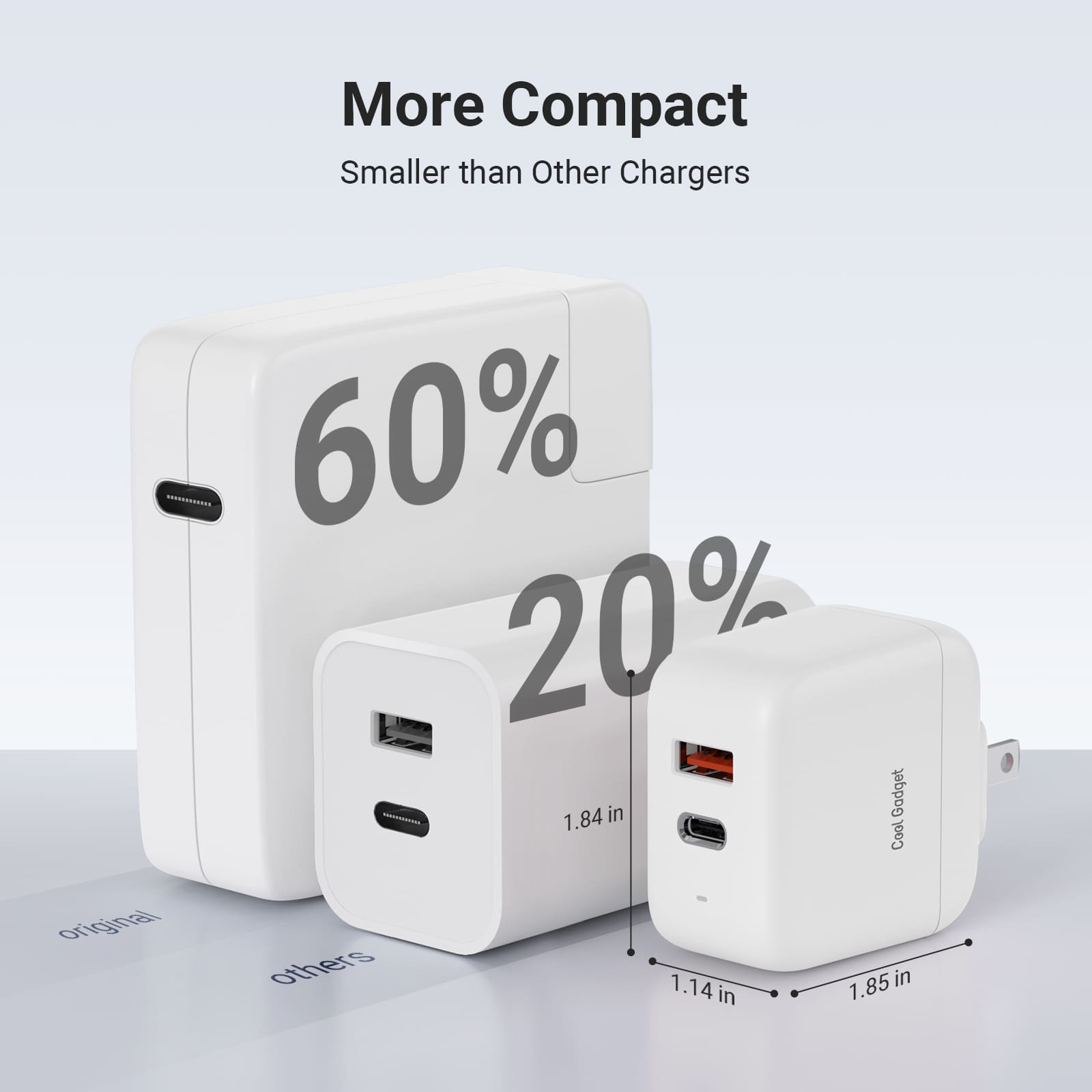 67W USB-C Power Adapter Dual Port