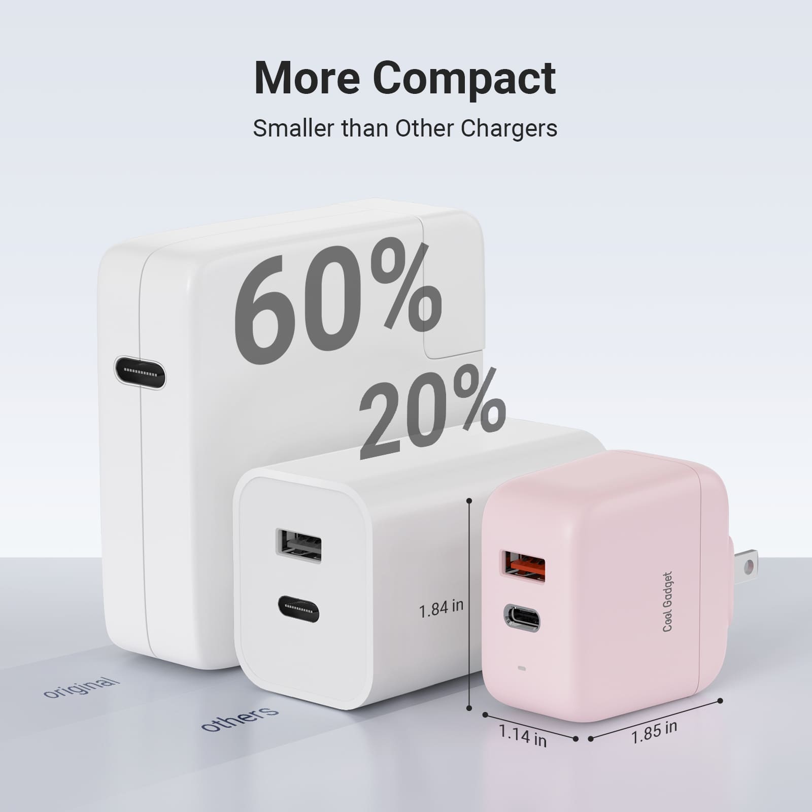 67W USB-C Power Adapter Dual Port