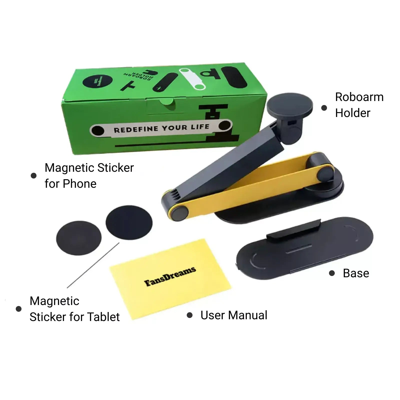 Adjustable Magnetic Phone&Tablet Holder Cool Gadget