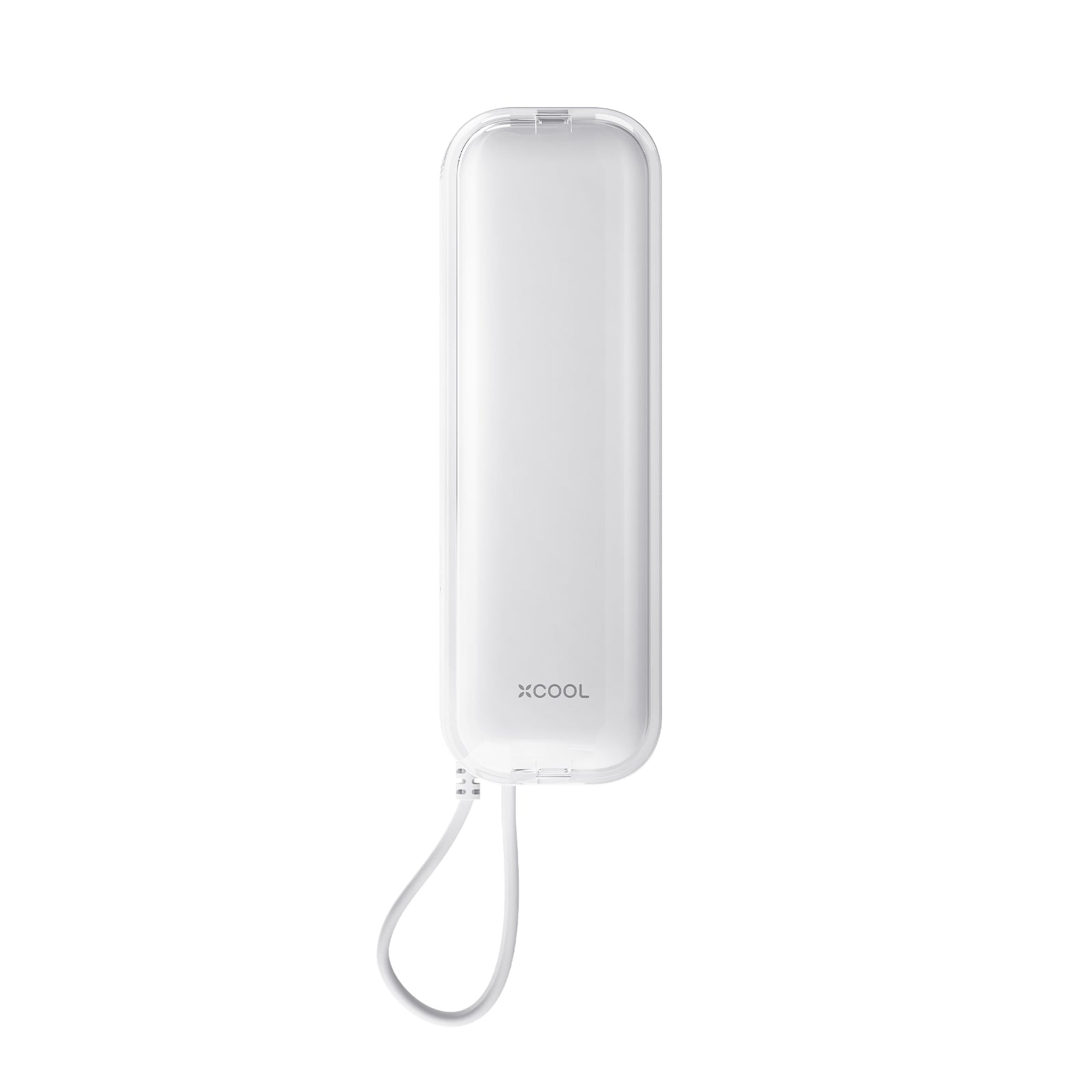 xCool CablePlug™ 3-in-1 Power Bank with Built-In Cable and Wall Plug, 5,000mAh