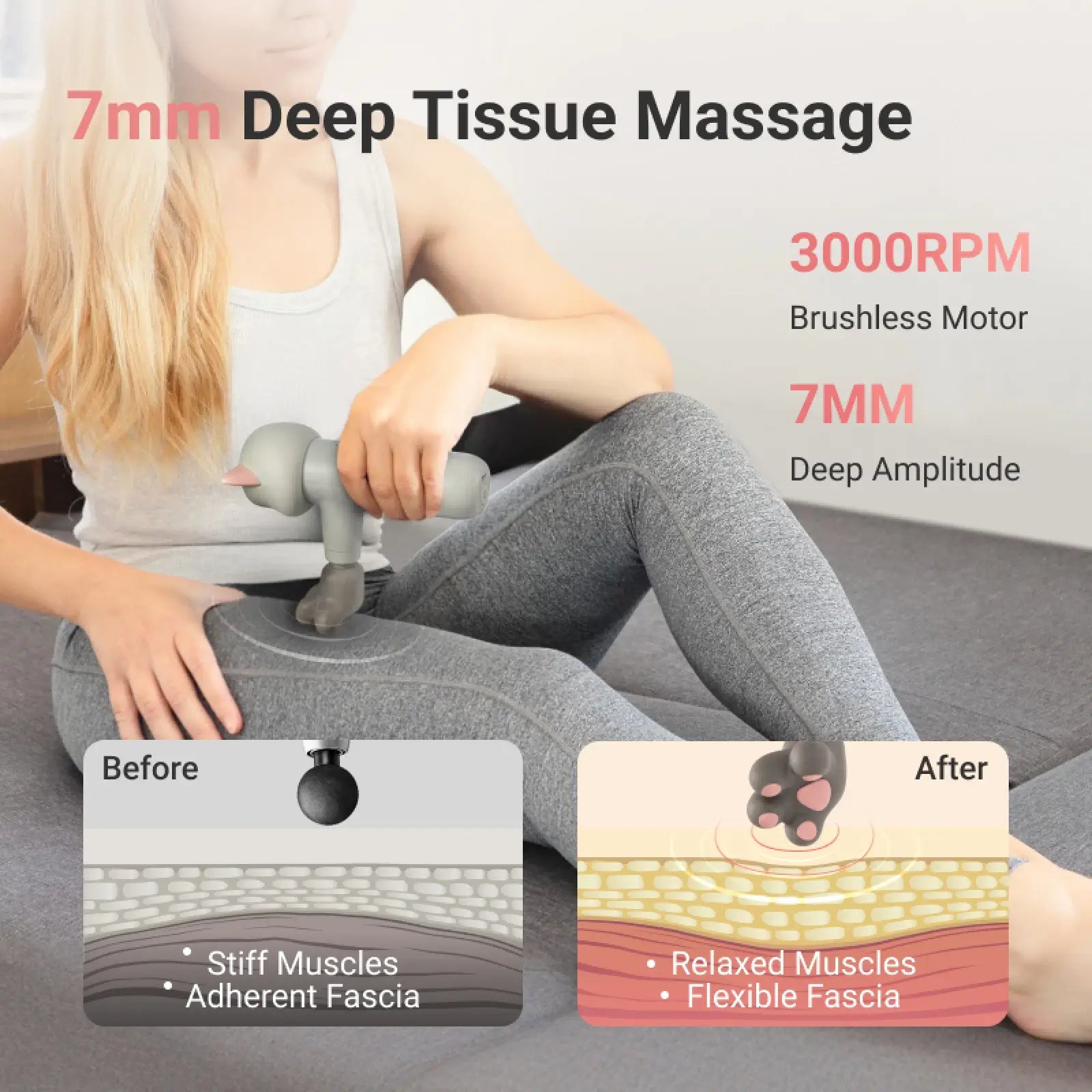 xCool MeowMate Mini Deep Tissue Massage Gun