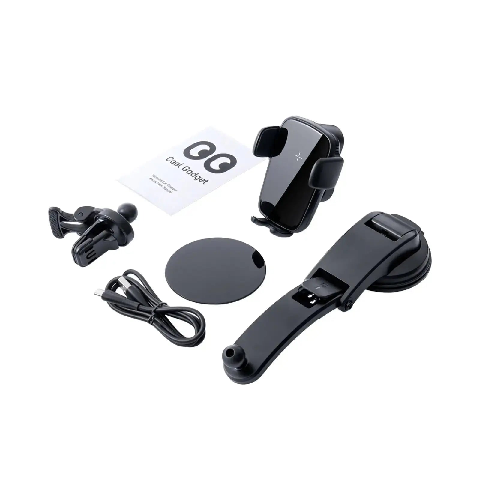 Auto Clamping Car Phone Mount, Wireless Car Charger Cool Gadget