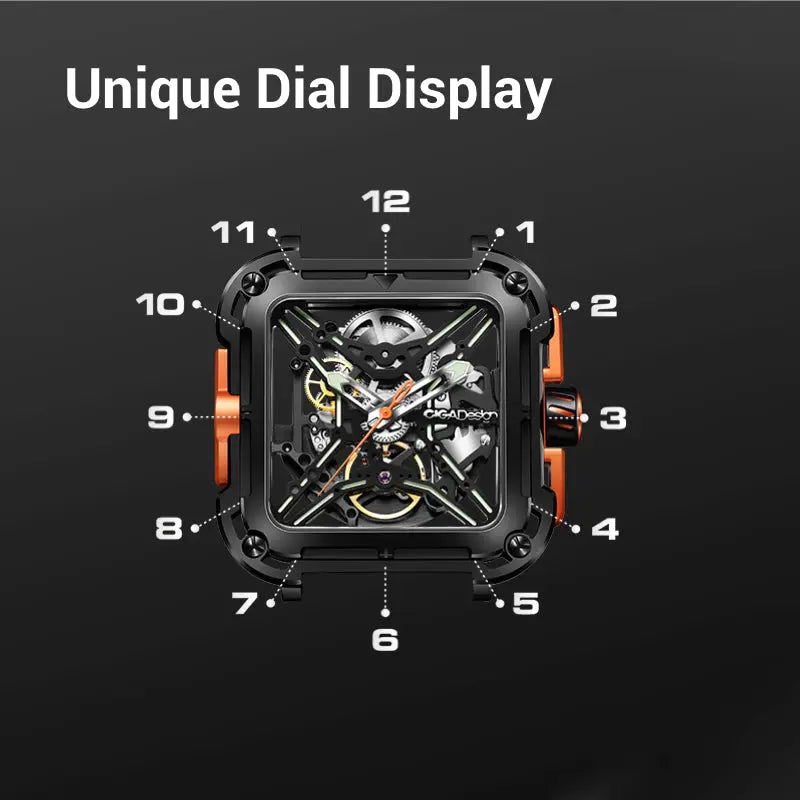 CIGA X Series Titanium Mechanical Watch Cool Gadget