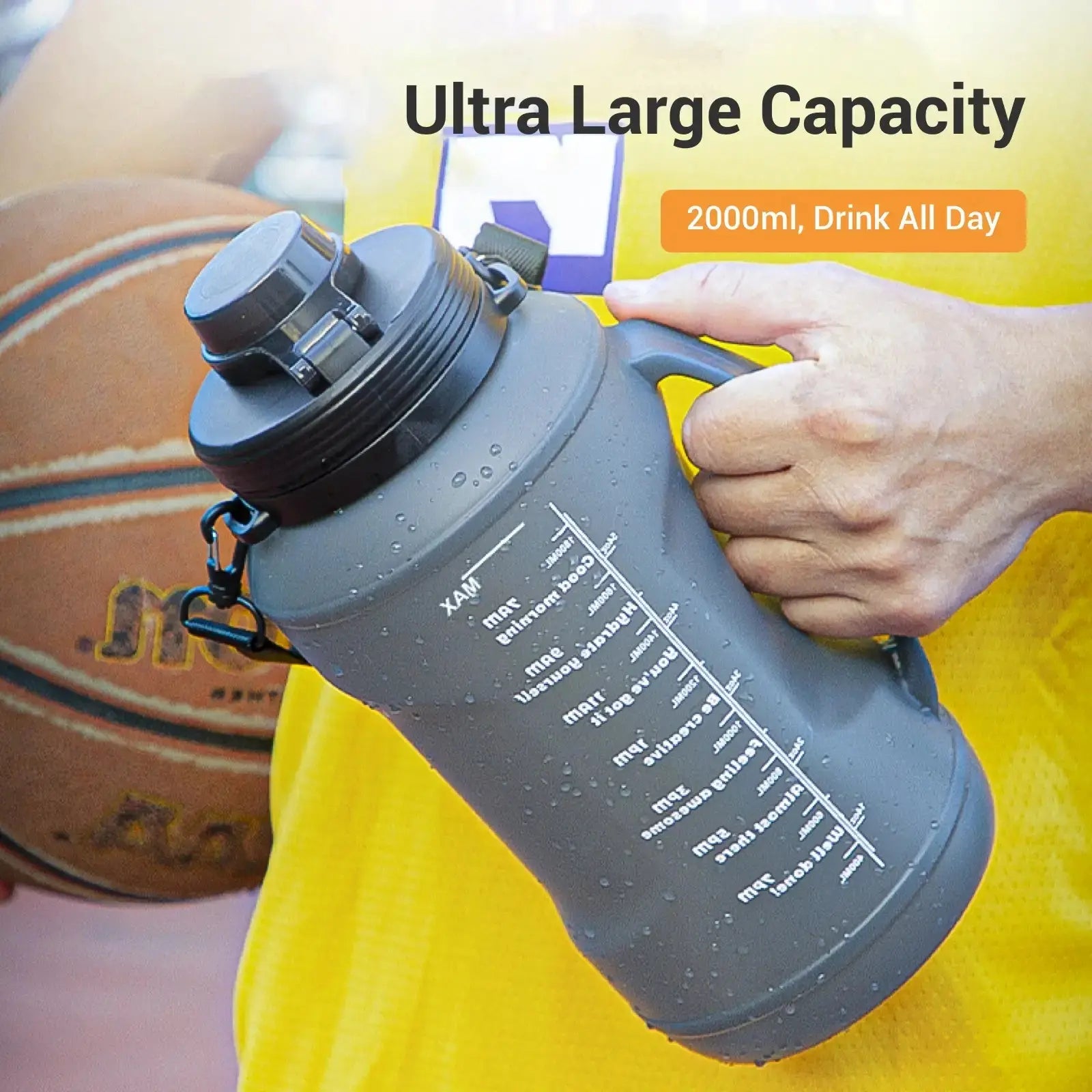 Collapsible Large Capacity Travel Water Bottle Cool Gadget