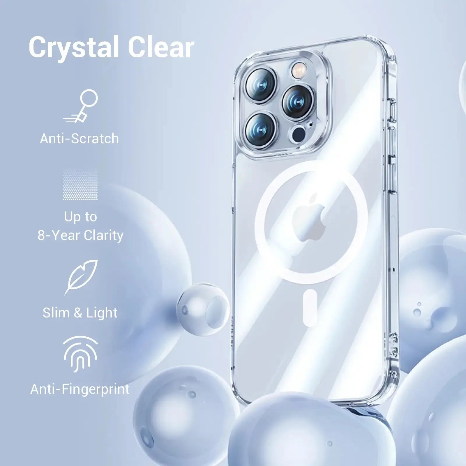 MagSafe Clear Case for iPhone 14 Series Cool Gadget