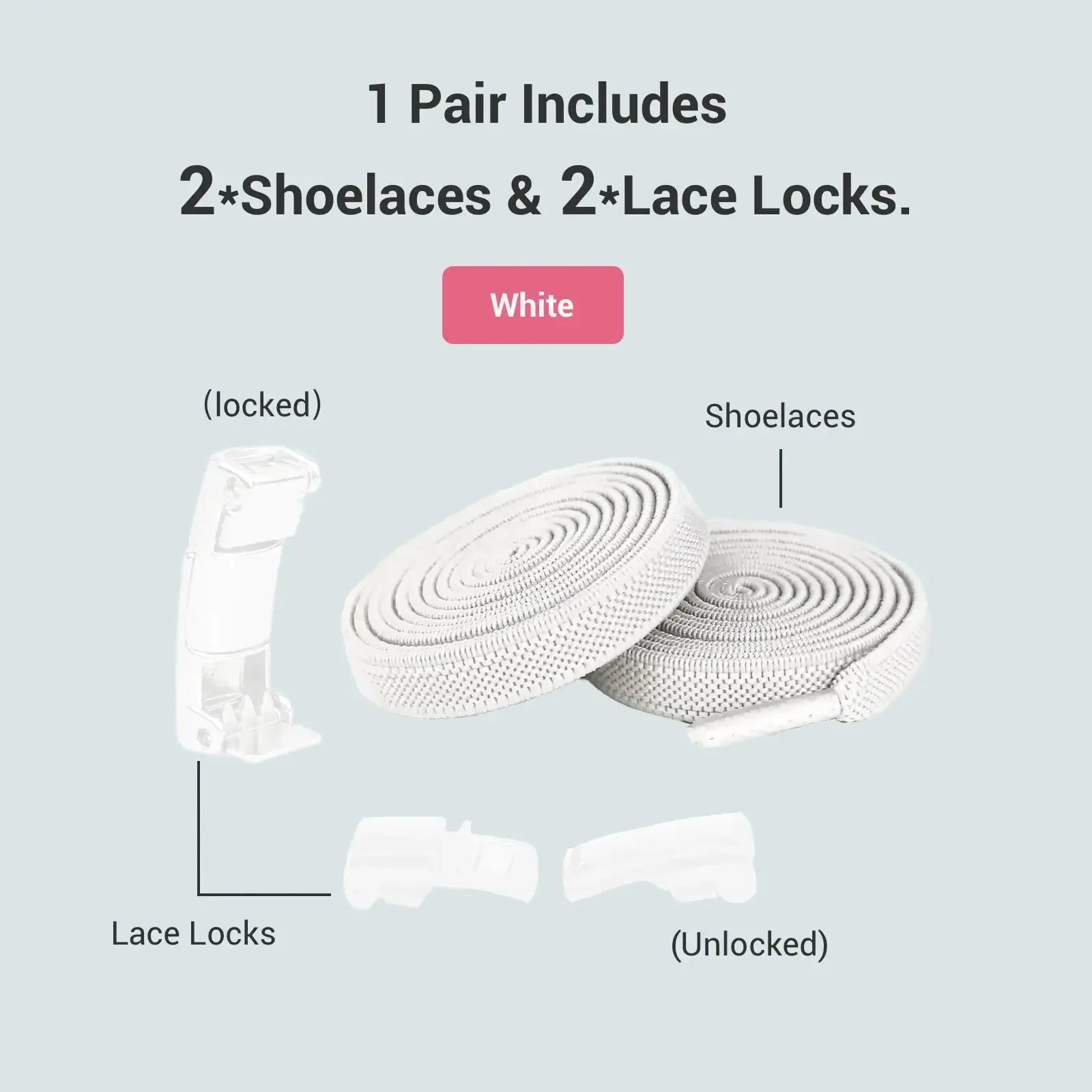 No Tie Shoelace Replacement With Magnetic Lace Lock 8 Pairs Cool Gadget