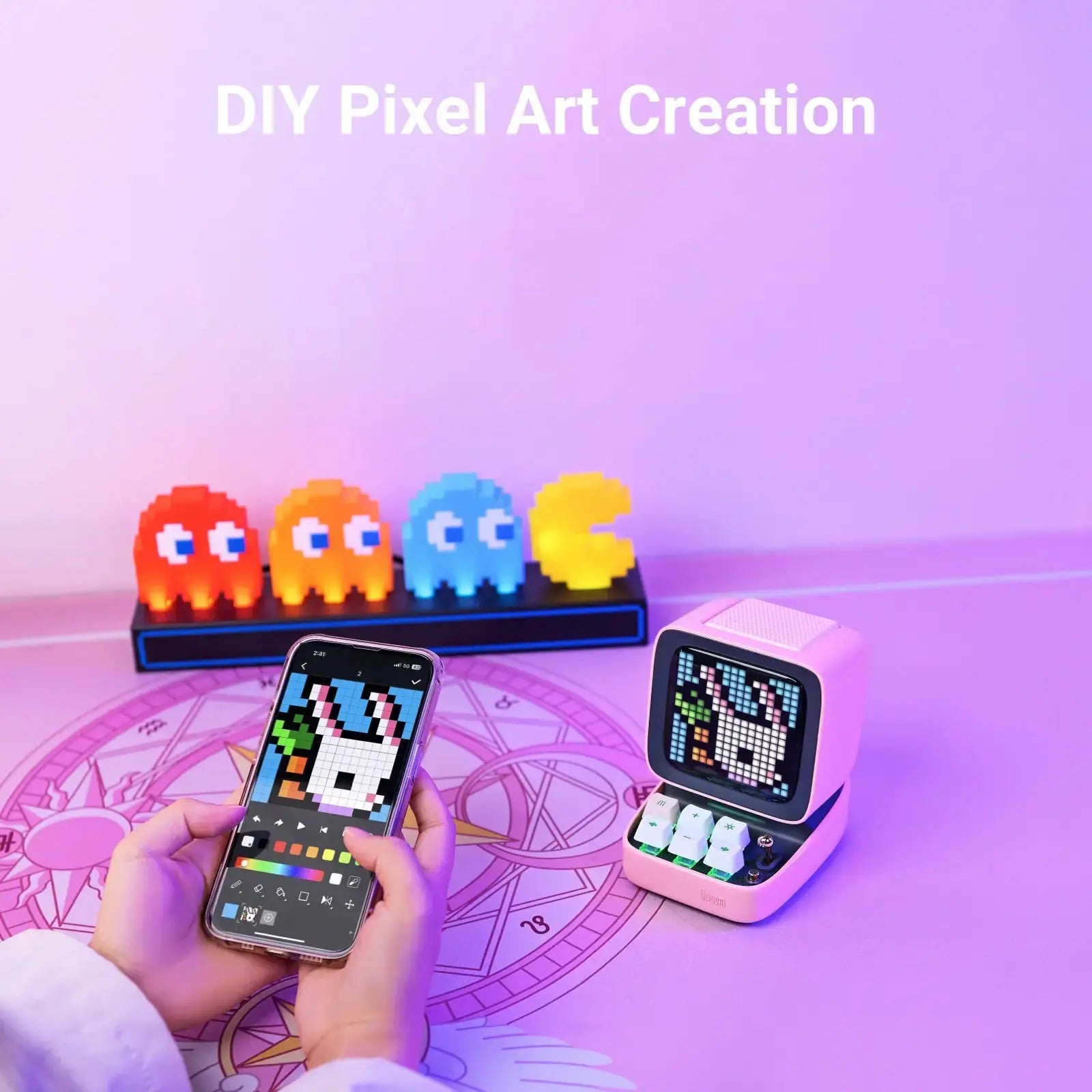 Retro Pixel Art Wireless Bluetooth Speaker Cool Gadget