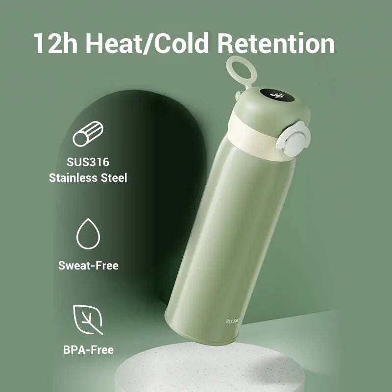 Smart Vacuum-Insulated Travel Mug Cool Gadget